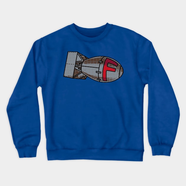 f bomb Crewneck Sweatshirt by toastercide